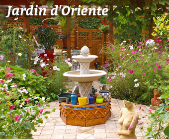 Mediterraner Patio-Garten